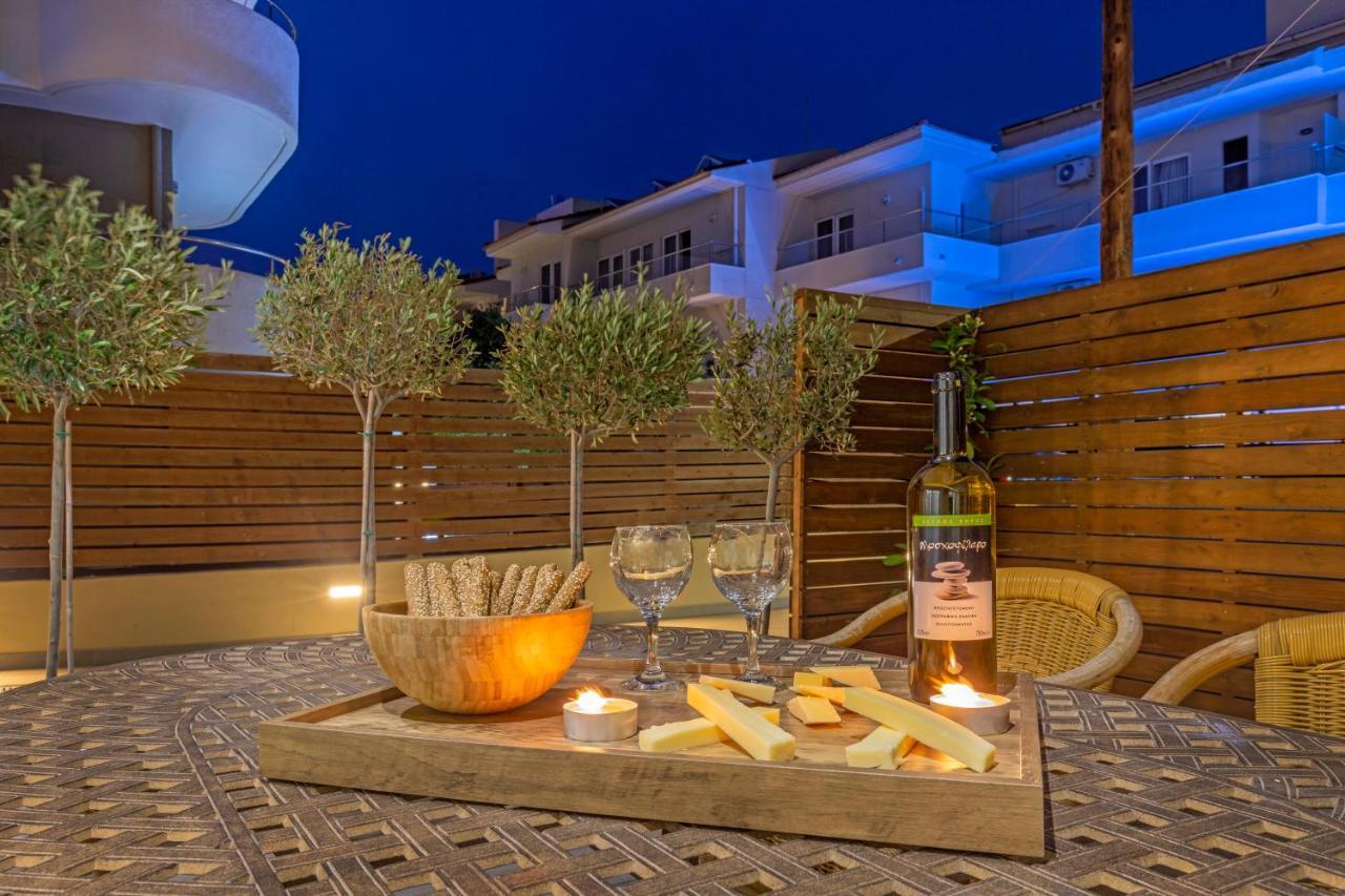 Elia & Anthos Deluxe Suites Іксія Екстер'єр фото