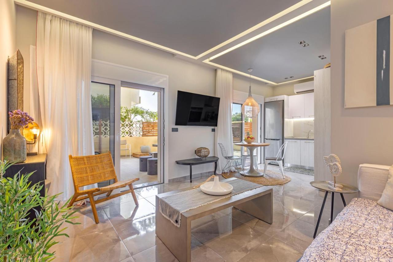 Elia & Anthos Deluxe Suites Іксія Екстер'єр фото